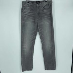 Lucky Brand Mens 121 Heritage Slim 33X32 Gray Jeans